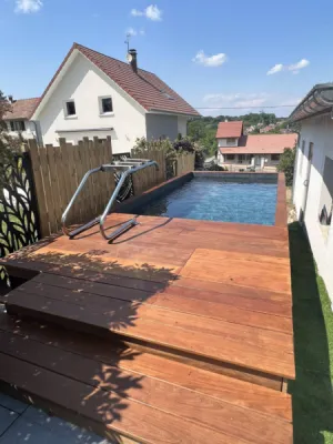 Piscine conteneur à Truchtersheim dans le Kochersberg CLK