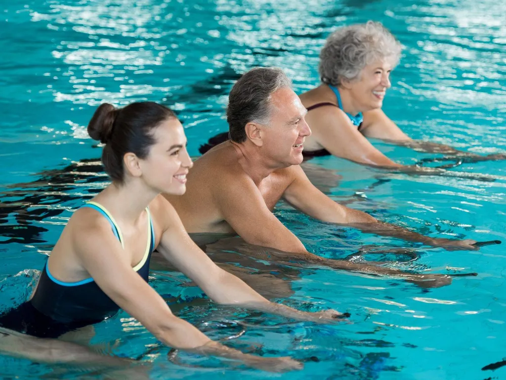 Cours d'Aquagym pour les seniors Bordeaux rive droite : cours collectifs pour tous les niveaux