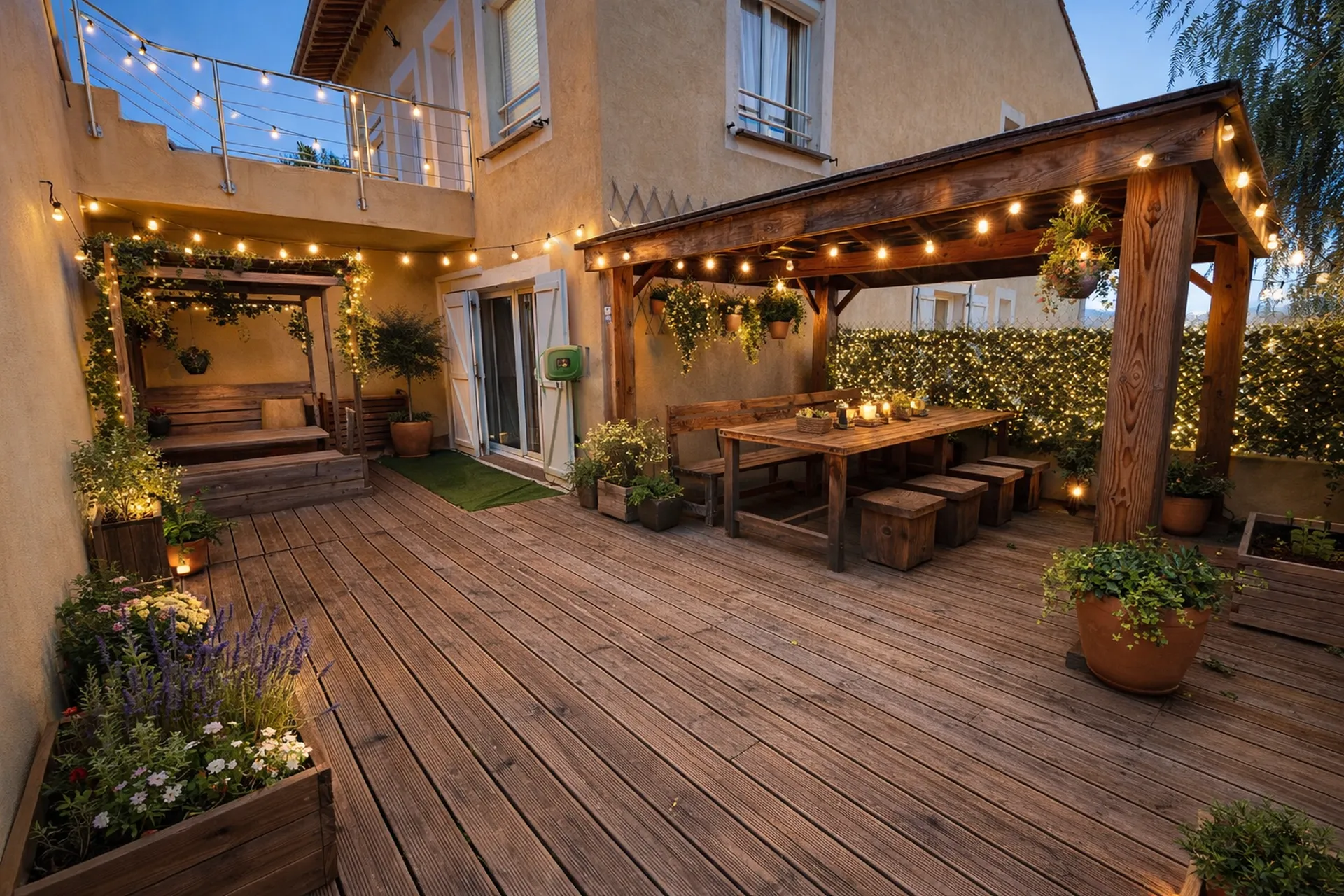 Terrasse aménagée