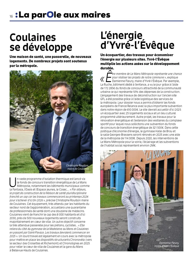 Le mans - une ville à énergie positive