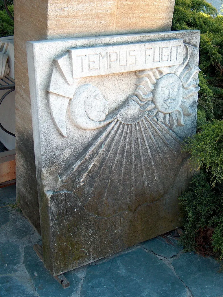 Cadran solaire en pierre de d'Estaillades