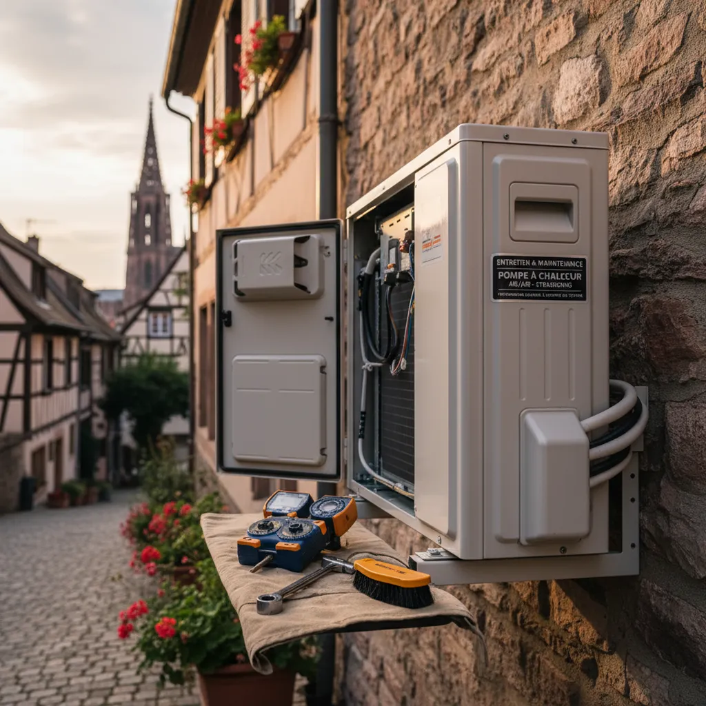 Entretien et maintenance de pompe à chaleur air/air à Strasbourg : performance durable et sécurité du système