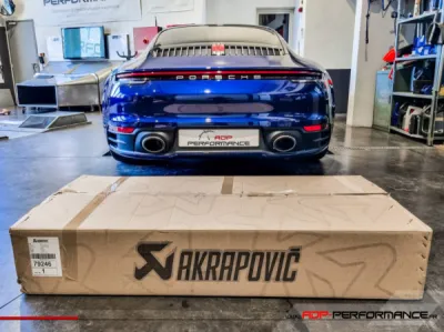 Slip-on Titanium Akrapovic Porsche 911 992 Carrera 4S 3.0 T