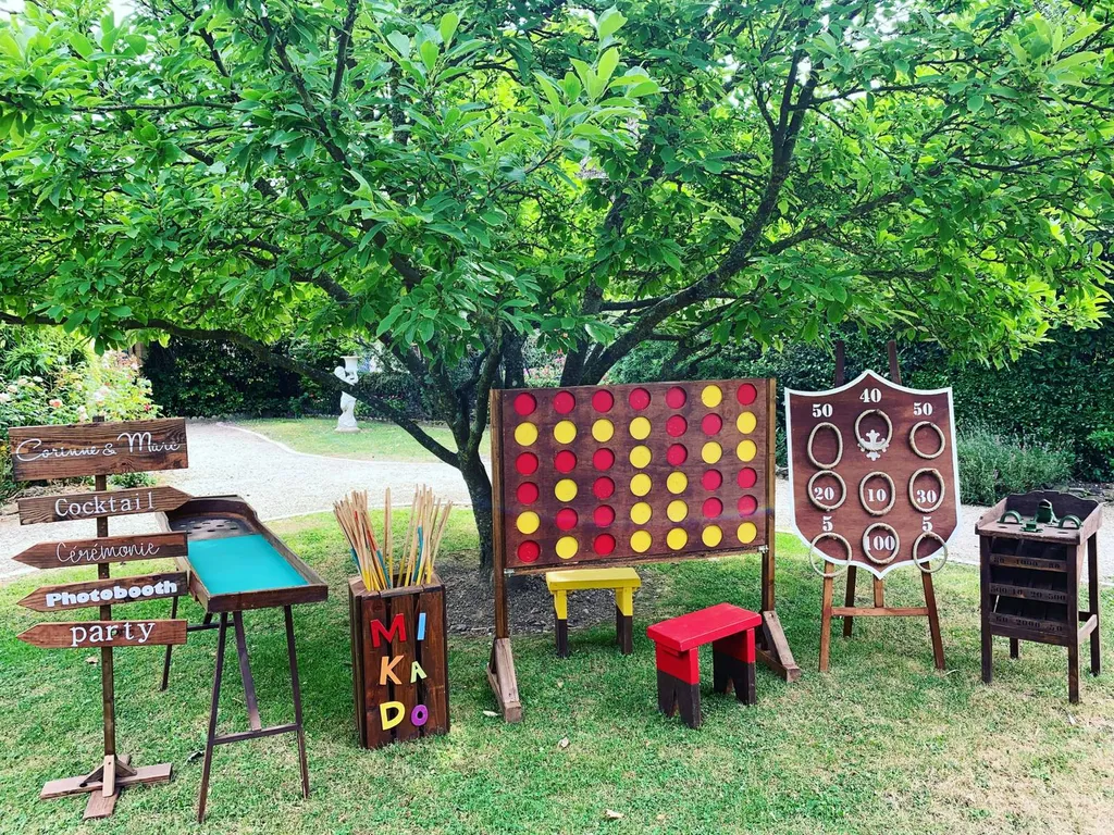 location jeux en bois extérieur 