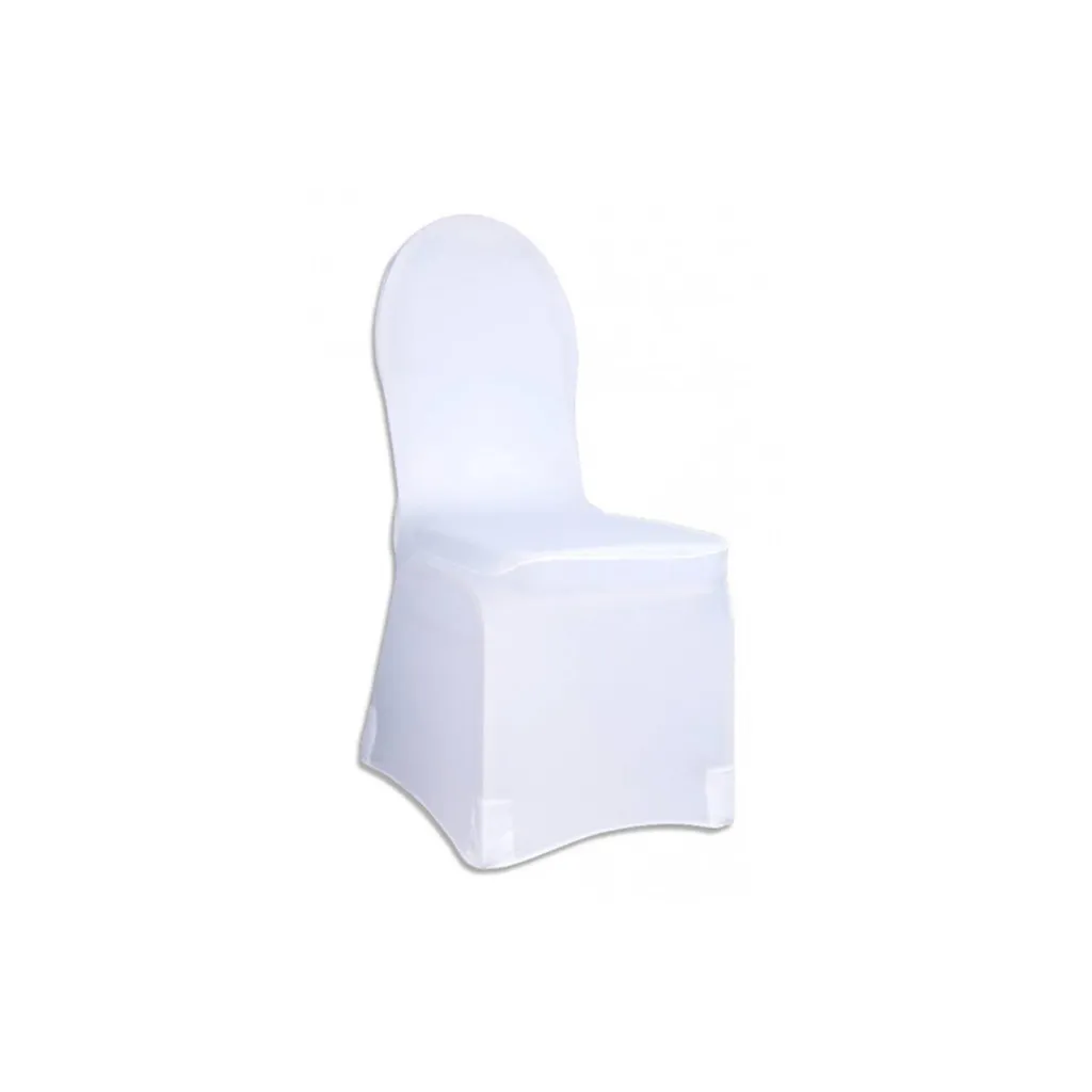 HOUSSE BLANCHE POUR CHAISE BISTROT MIAMI ROMANTIQUE POUR MARIAGE