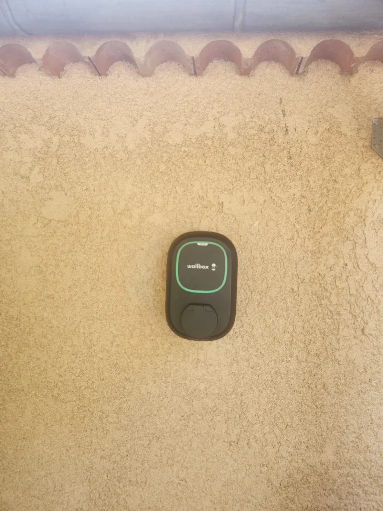 installation d'une borne électrique sur TARADEAU