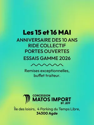 Les 15 et 16 mai SEA-DOO SOCIAL CLUB × 10 ans Matos Import - Rendez-vous au Cap d'Agde