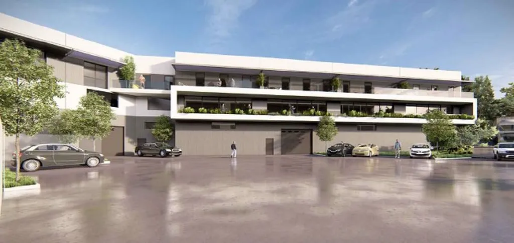Mission de maîtrise d'œuvre pour un bâtiment de bureaux avec un entrepôt en sous-sol, un parking couvert au RDC et des bureaux au 1er étage, à Vendargues (34)