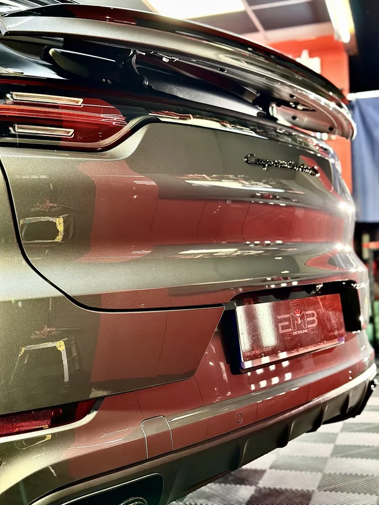DETAILING full protection PPF Porsche Cayenne coupe turbo S