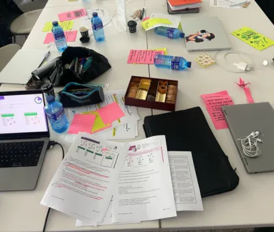 Matériel de travail lors d’un séminaire off site de comité de direction animé par Pronexxus