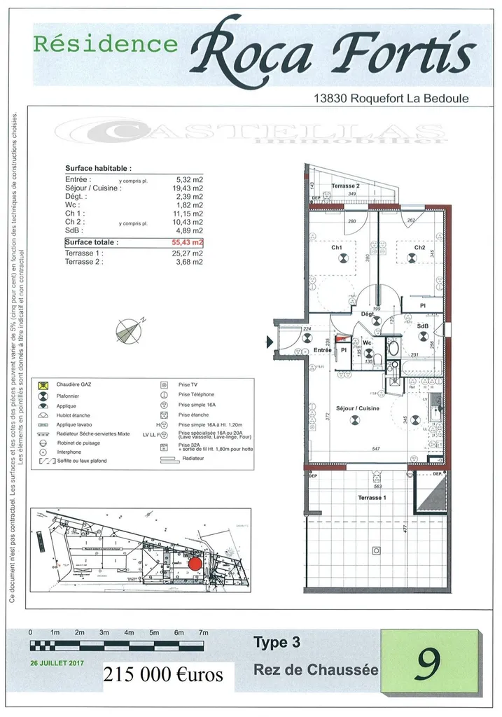 Vente T3 programme neuf Roquefort la Bédoule