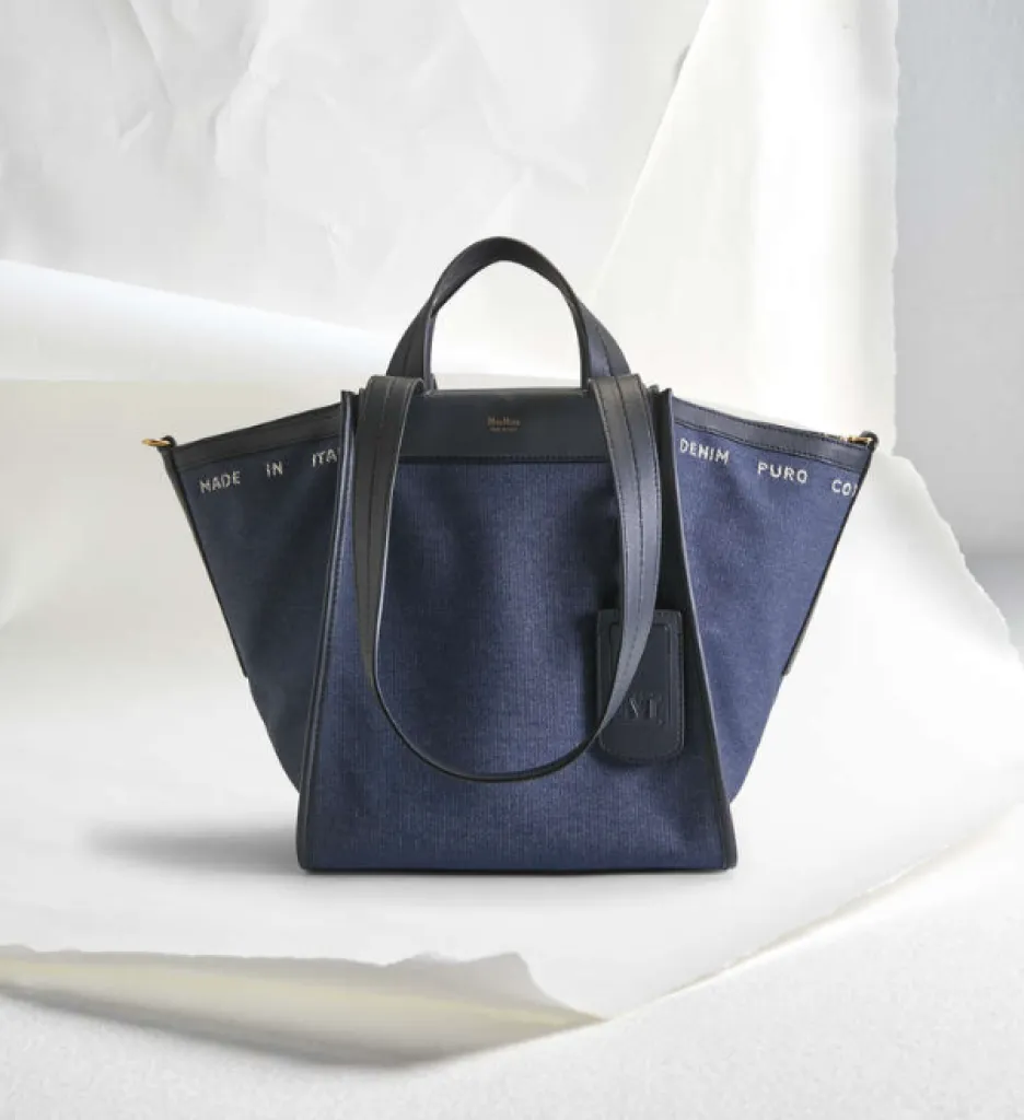 Sacha a sélectionné la ligne d'accessoires MaxMara sacs et souliers pour son chic intemporel.