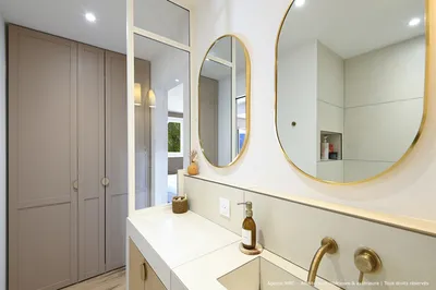 Architecte d’intérieur salle de bain étude d’aménagement avec plans appartement 13009