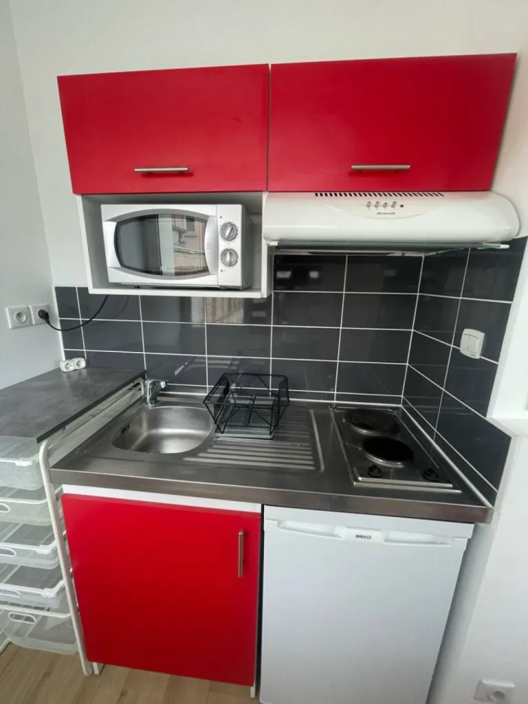 Beau studio meublé de 25,38m²