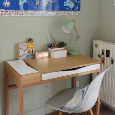 Décoration douce et colorée pour chambre d’enfant à Bordeaux Bastide, par l’Atelier D. architecte d’intérieur à Bordeaux