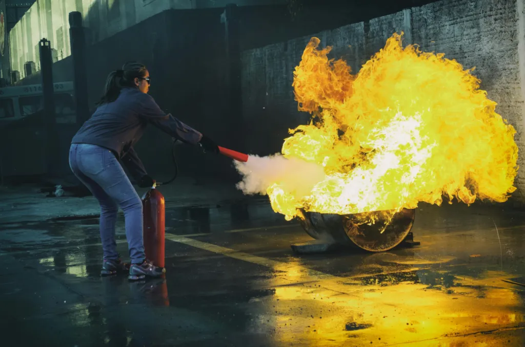 Formation à la sécurité incendie et manipulation d’extincteurs à Marseille
