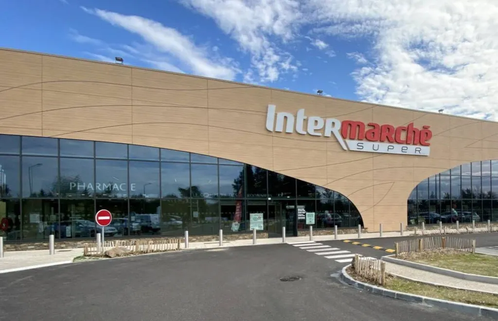 est infiltrométrie de l'Intermarché à Chassieu (69)
