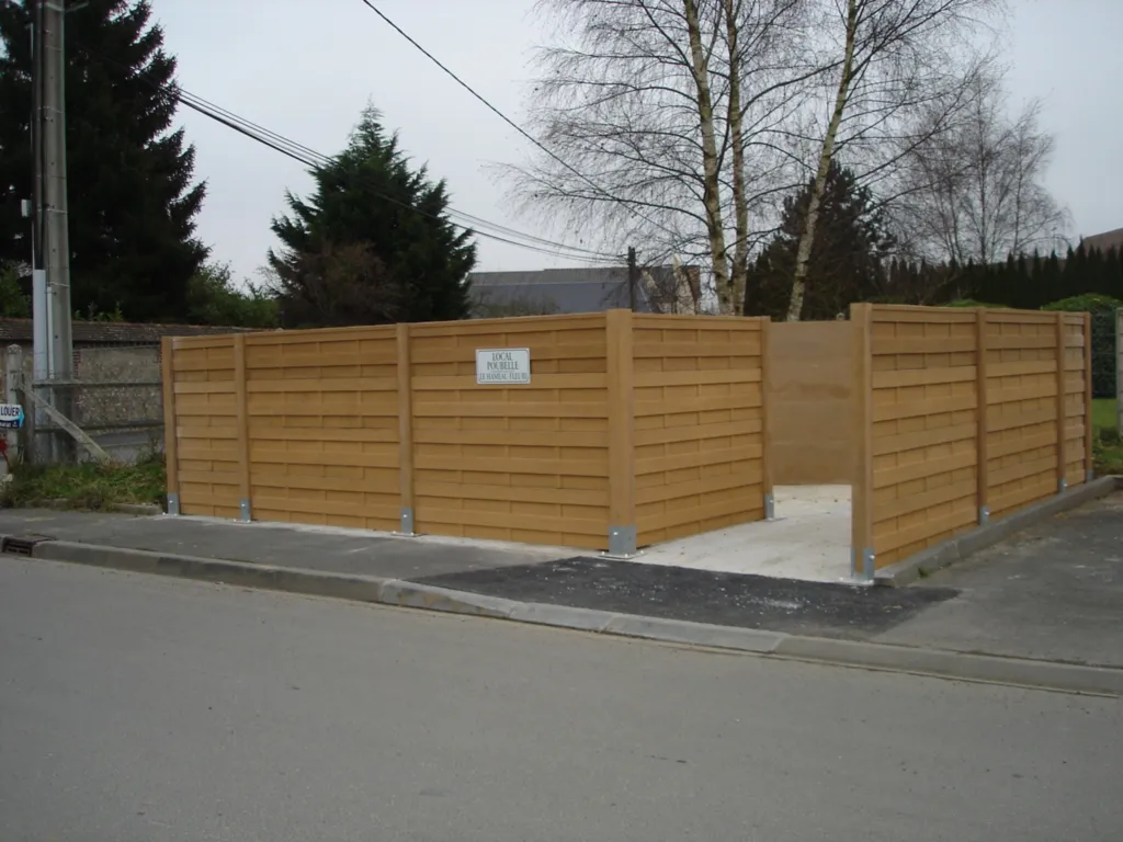 Installation d'abri poubelles dans l'Eure 27