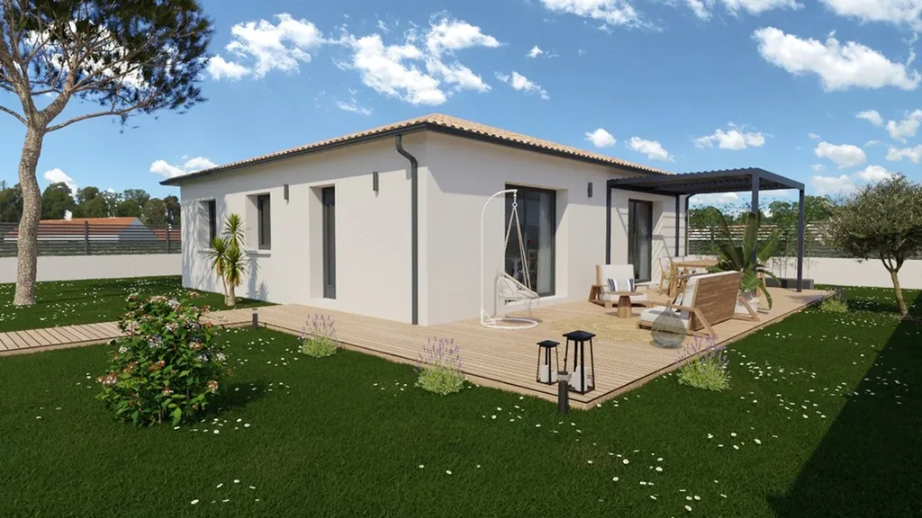 Modèle de maison carré de 90 m²