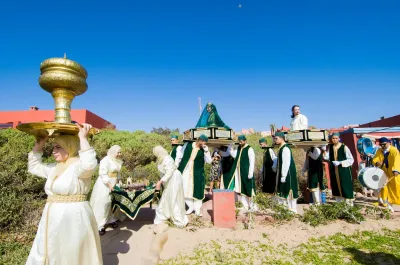Organisation Sur-Mesure d'un Mariage des Mille et Une Nuits dans un hôtel sur la plage à Agadir au Maroc