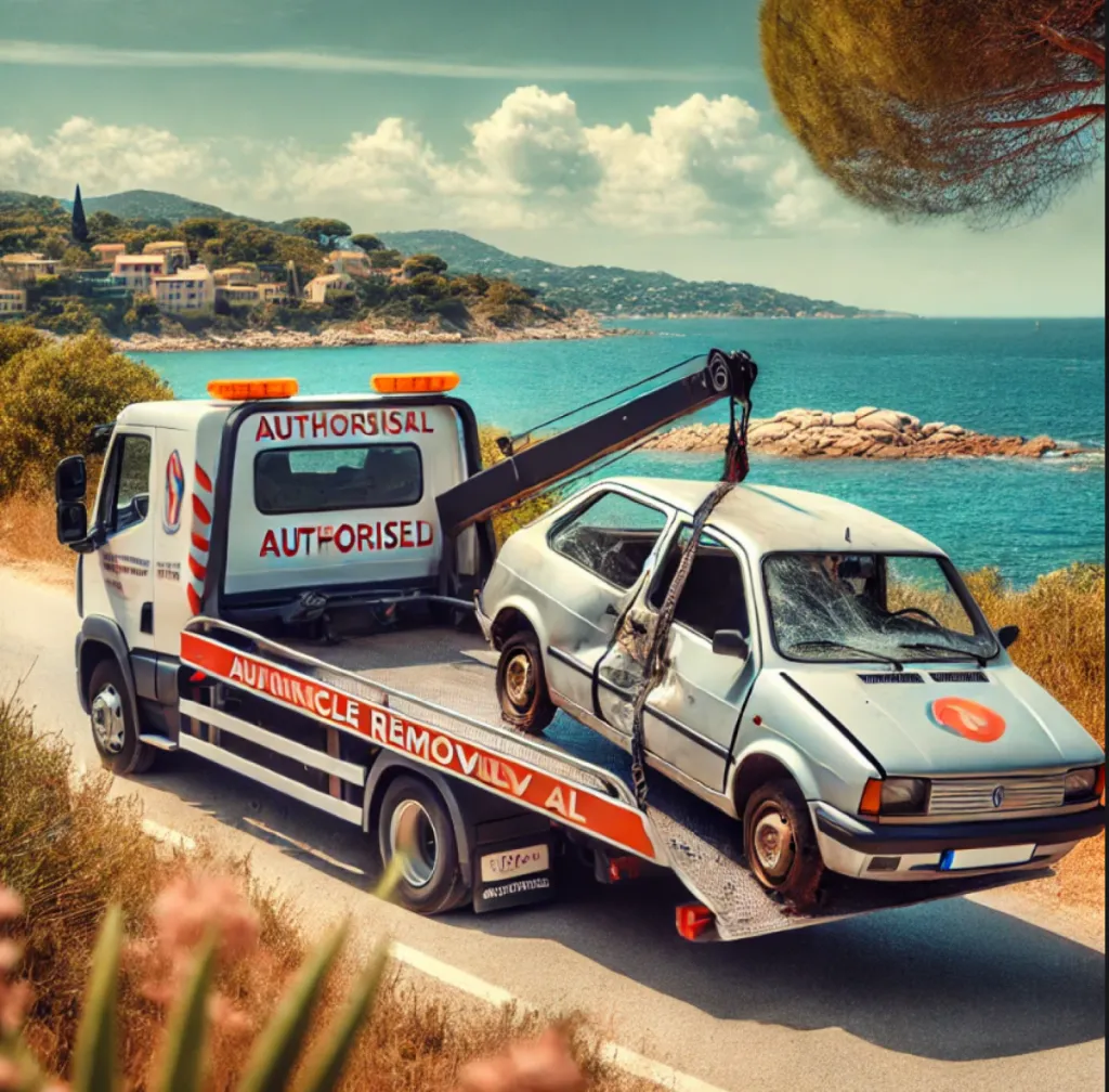 épaviste gratuit, enlèvement voiture en panne Ramatuelle alpes maritime
