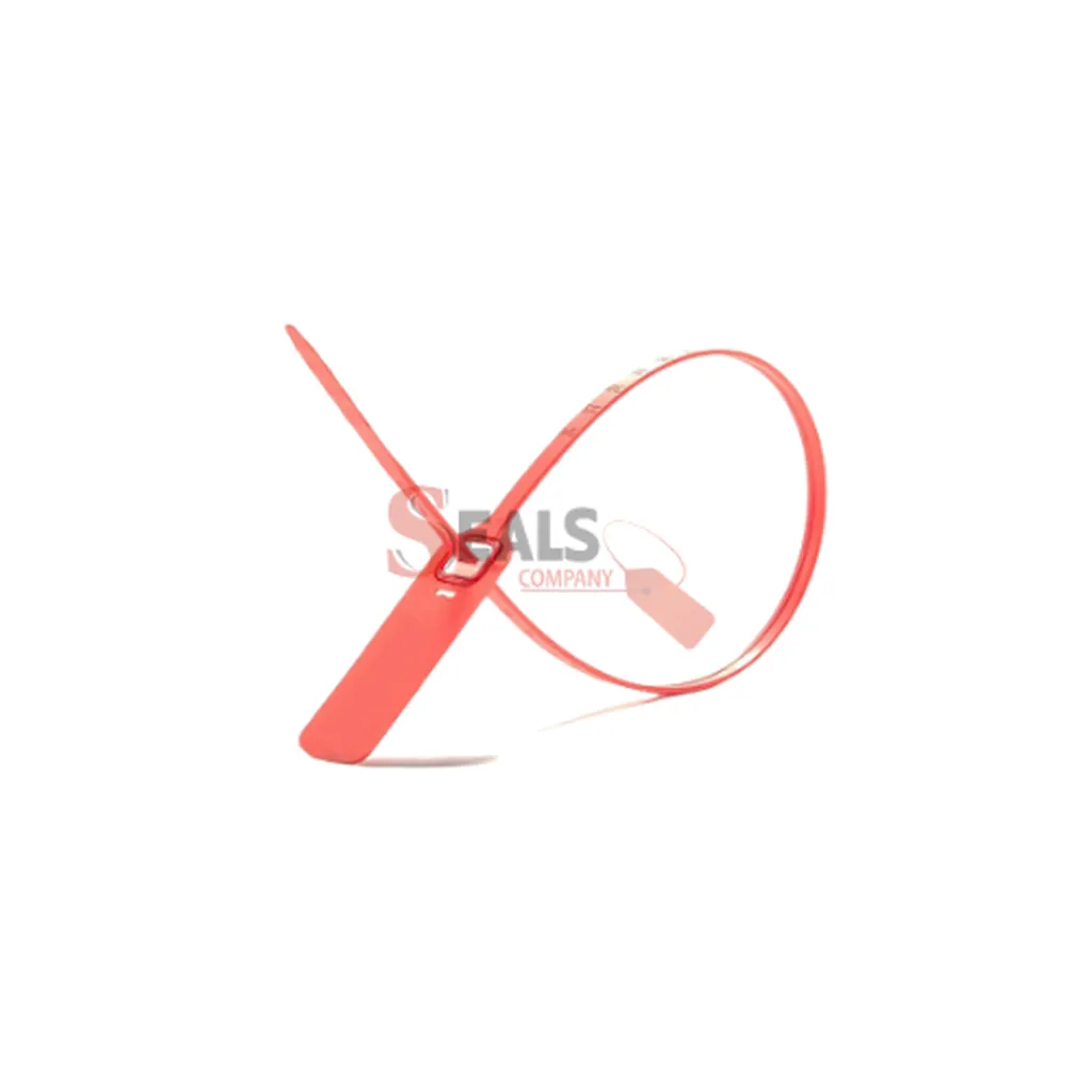 Scellé de sécurité réglable FLATSEALS 500 avec tige plate et insert métallique – haute résistance 44 kgf, ISO PAS 17712