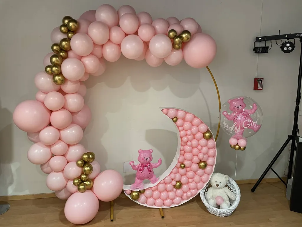 arche de ballons baptême