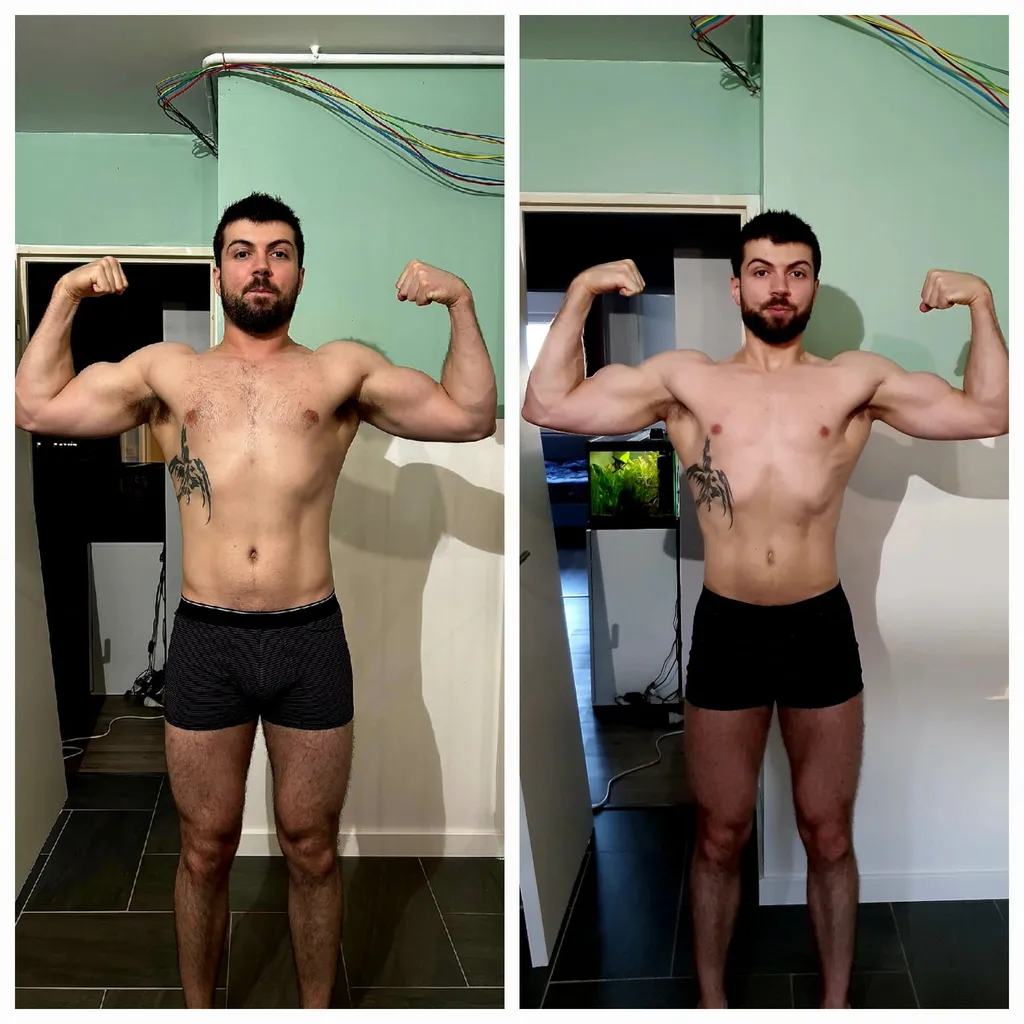 Jérôme, plus de muscles et - 6kgs