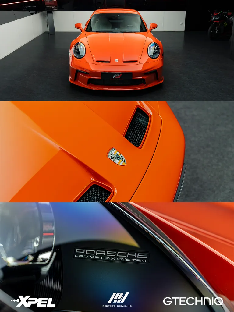 Porsche 911 TOURING ORANGE FUSION - PPF XPEL INTEGRAL - BRUXELLES