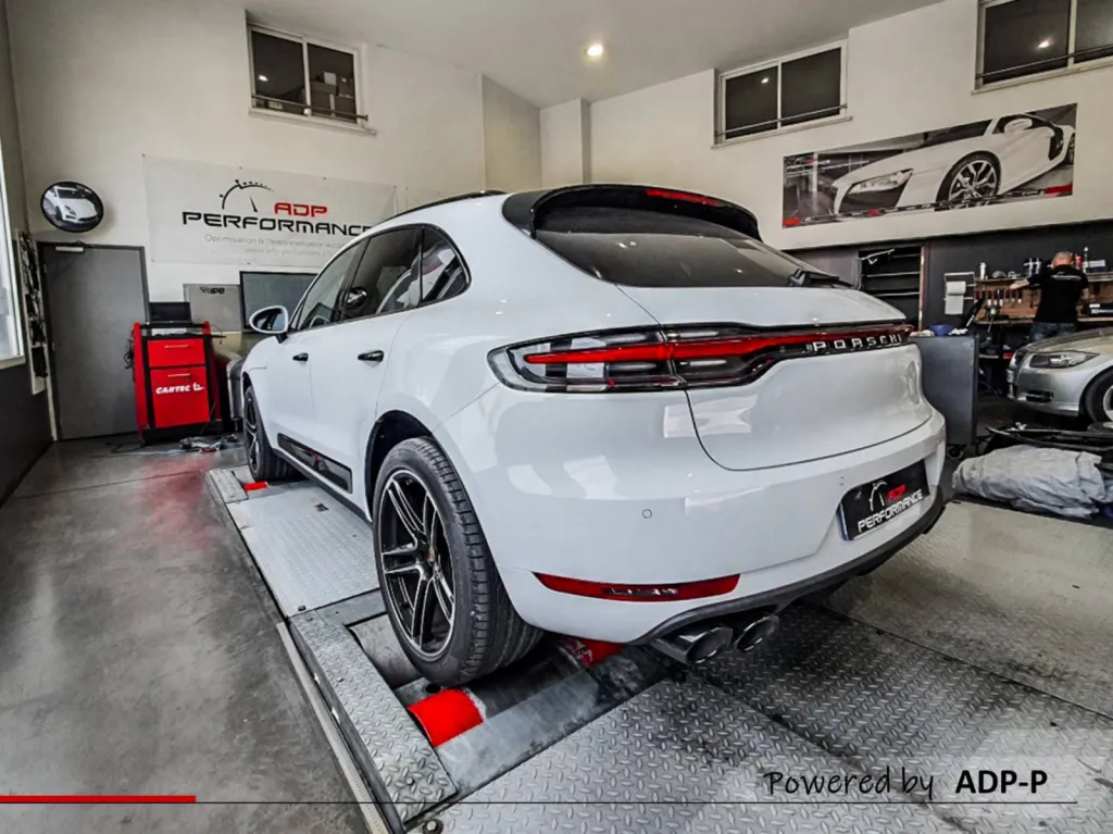 Reprogrammation moteur Stage 1 & Conversion bio éthanol E85 PORSCHE Macan 3.0T S 354 PS | ADP Performance Avignon