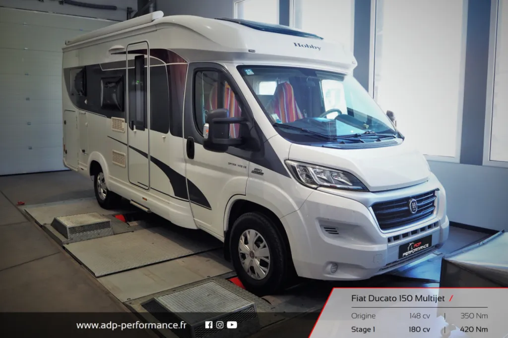 Reprogrammation moteur Gap - Fiat Ducato 150 Multijet 148cv - ADP Performance