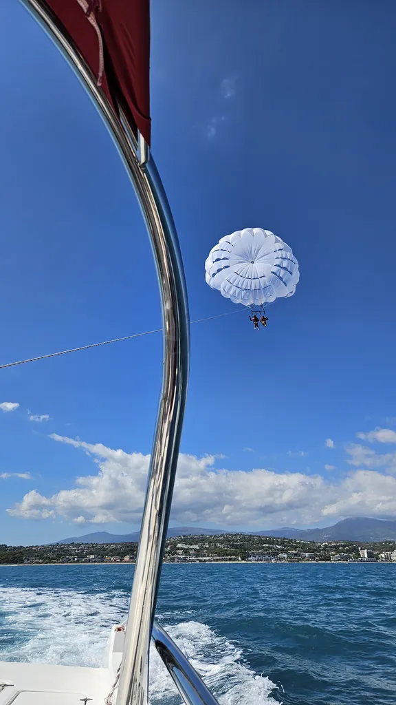 Vol en parachute ascensionnel nautique rade de toulon