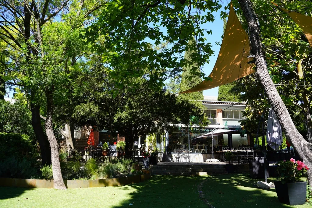 Notre jardin ombragé