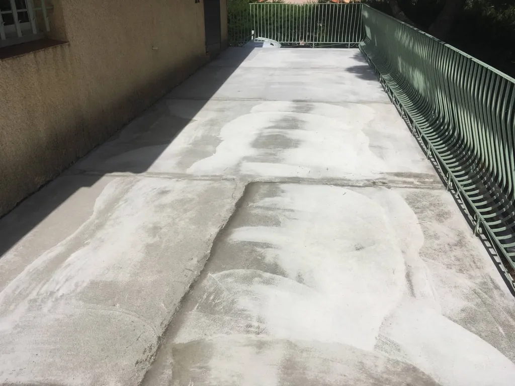 Rénovation d'une terrasse d'une maison individuelle à Lamanon