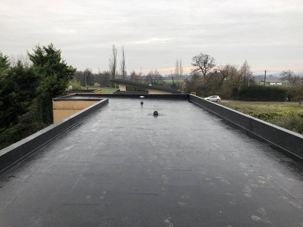 Villa Le Thor - Etanchéité EPDM sur support bois