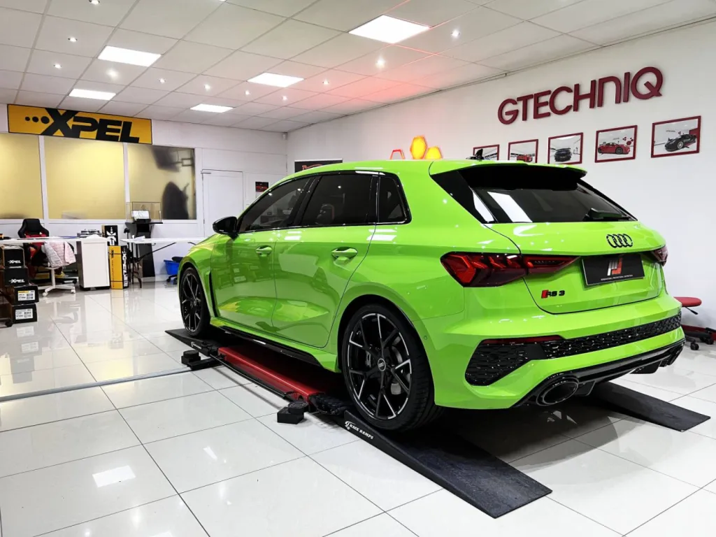 AUDI RS3 2022 - PROTECTION PPF DU BLOC AVANT XPEL + PROTECTION CERAMIQUE A LILLE