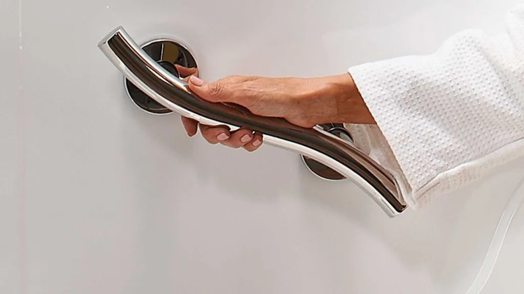 douche à l'italienne senior barre de maintien Strasbourg alsace