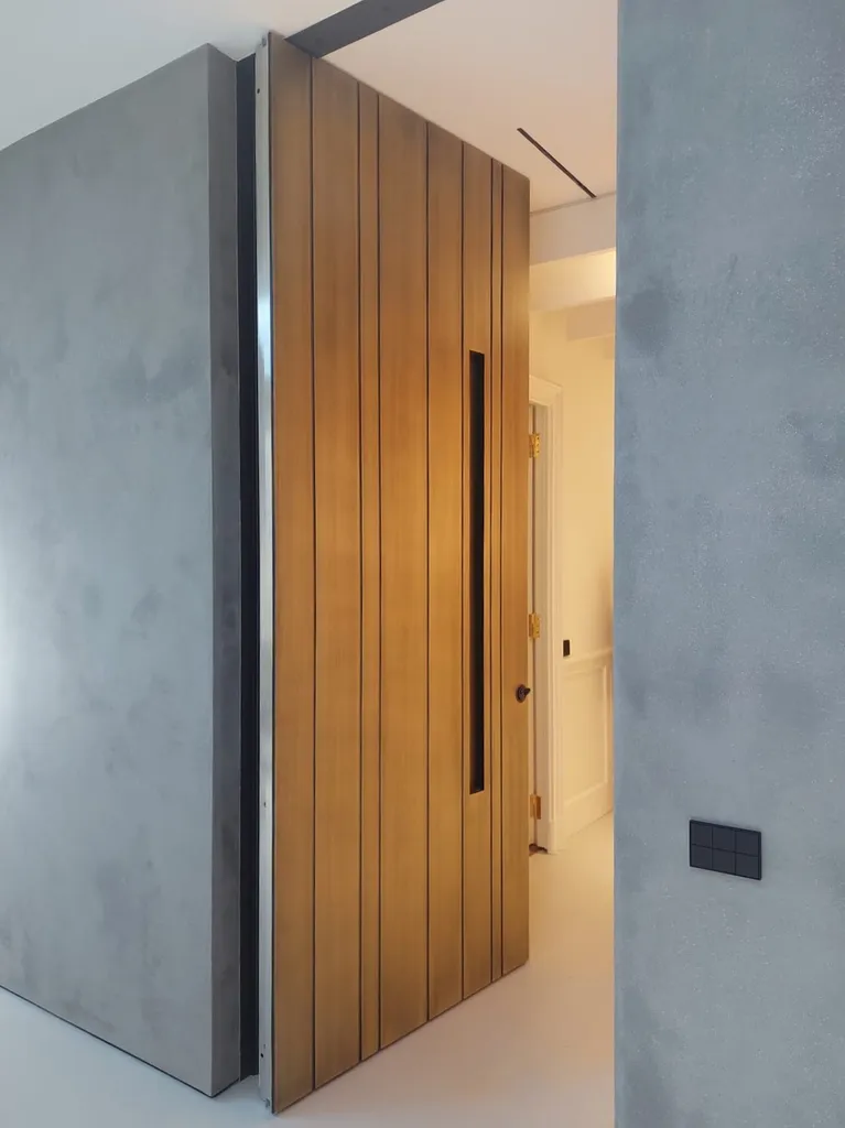 La porte pivotante Silvelox Pivo't en Corse-du-Sud : quand l'entrée devient un geste architectural à part entière