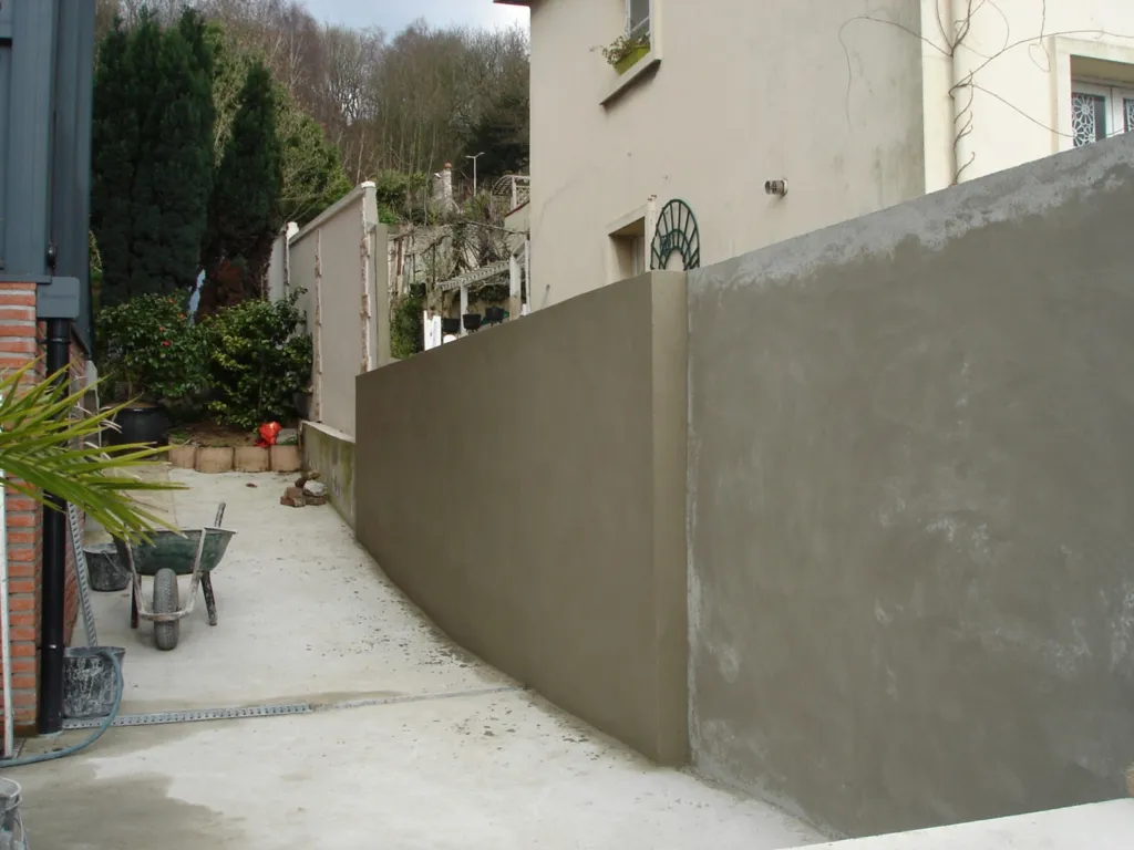 Reprise de mur maçonné région du Havre 76