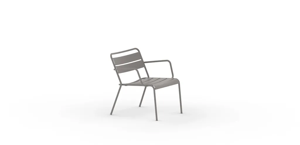 Fauteuil lounge Twist design outdoor en acier par Vermobil disponible chez Ginette Design à Labège proche Toulouse