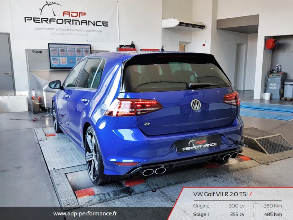 Reprogrammation moteur Marigane - Volkswagen Golf VII R 2.0 TSI 300 ADP Performance
