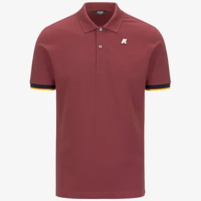Le Polo K-Way Vincent Stretch Piqué Bordeaux (Red Jasper) chez Urban Chic à Dieppe 