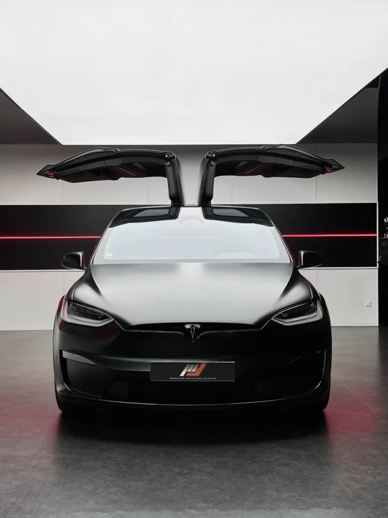TESLA MODEL X - PPF XPEL SATIN STEALTH - VALENCIENNES