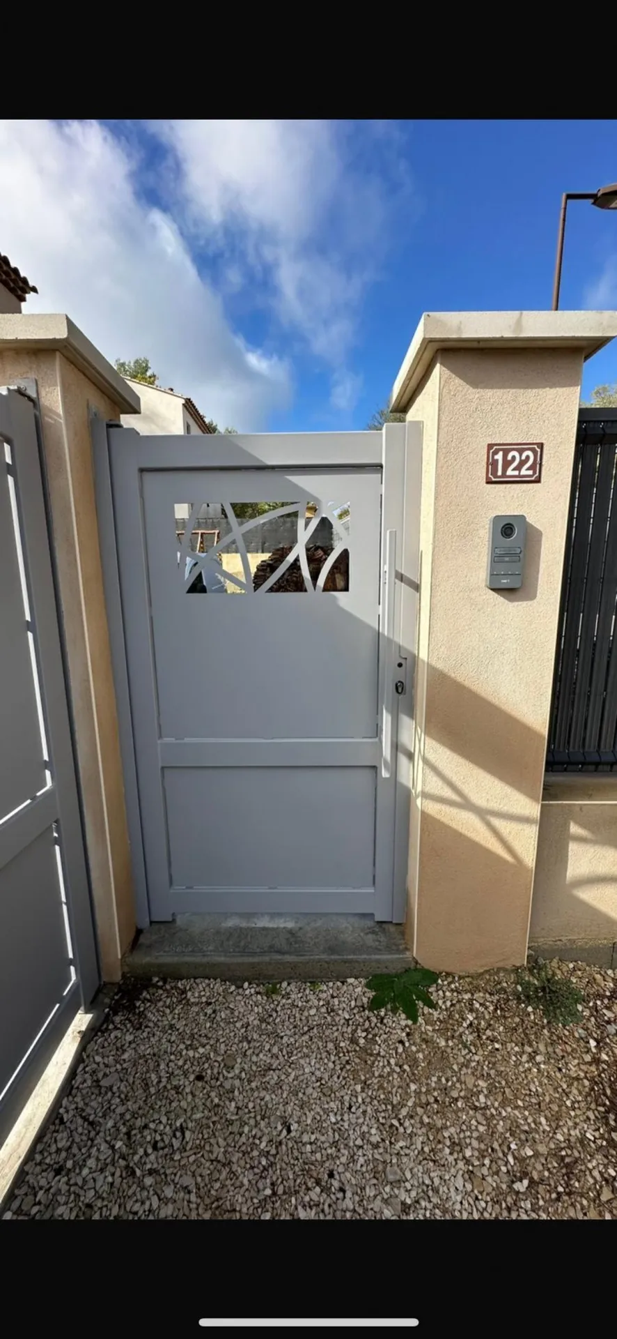 Installation Portail et Portillon en Aluminium à Aix Ouest