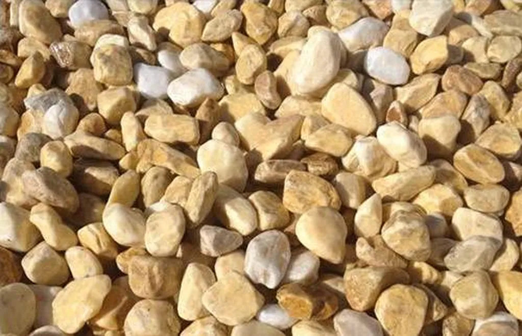 GALETS DE MARBRE JAUNE - GALETS DE MARBRE JAUNE LIMON