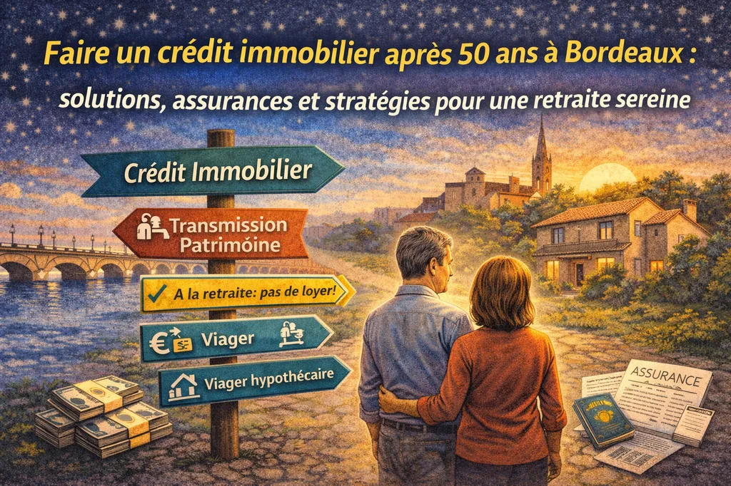 Faire un crédit immobilier après 50 ans à Bordeaux : solutions, assurances et stratégies pour une retraite sereine