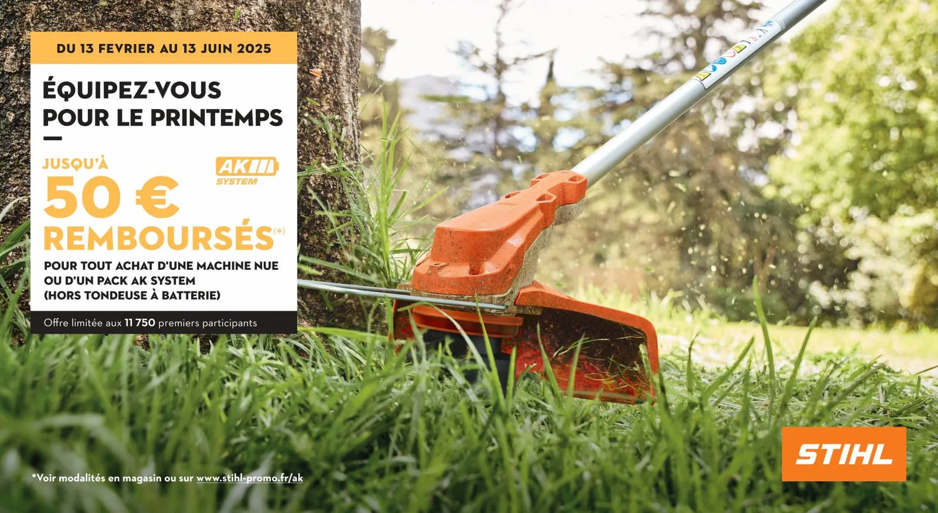 OFFRE DE REMBOURSEMENT  STIHL AK SYSTEM