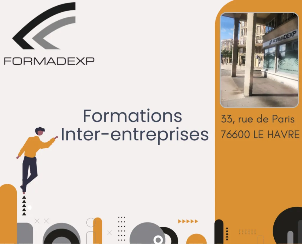 Planning des formations inter-entreprises Formadexp – novembre et décembre 2025. Découvrez nos sessions en présentiel au Havre : management, RH, communication, prévention et développement des compétences professionnelles.