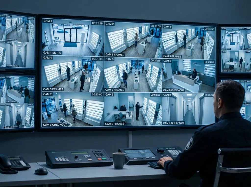 Système de vidéoprotection pour opticien à Marseille : sécuriser les montures haut de gamme