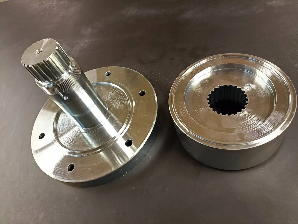 Flasque cannelée zinguée